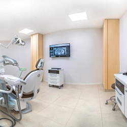 Clean, modern dental office